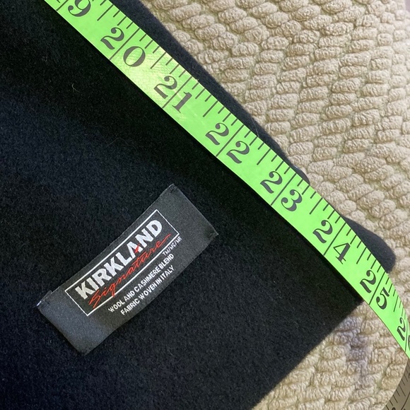 Men’s Wool Cashmere Blend Overcoat Black, Fully Lined 42 Reg - Picture 6 of 15